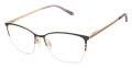 Lulu Guinness L243 Grey (GRY) Eyeglasses - Color Image
