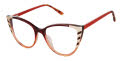 Lulu Guinness L942 Burgundy (CIN) Eyeglasses - Color Image