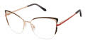 Lulu Guinness L943 Black/Rose Gold (BLK) Eyeglasses - Color Image