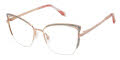 Lulu Guinness L943 Silver/Rose Gold (SIL) Eyeglasses - Color Image
