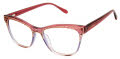 Lulu Guinness L949 Burgundy/Purple (RAS) Eyeglasses - Color Image