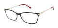 Lulu Guinness L225 Black (BLK) Eyeglasses - Color Image