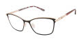 Lulu Guinness L798 Black / Rose Gold (BLK) Eyeglasses - Color Image