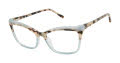 Lulu Guinness L929 Ivory Tortoise Blue (IVO) Eyeglasses - Color Image