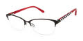 Lulu Guinness L786 Black (BLK) Eyeglasses - Color Image