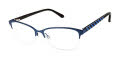 Lulu Guinness L786 Navy (NAV) Eyeglasses - Color Image