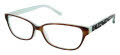 Lulu Guinness L204 Tortoise / Mint (TOR) Eyeglasses - Color Image