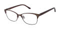 Lulu Guinness L781 Brown (BRN) Eyeglasses - Color Image