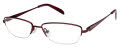 Lulu Guinness L750 Burgundy (BUR) Eyeglasses - Color Image