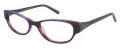 Lulu Guinness L844 Purple Tortoise (PUR) Eyeglasses - Color Image