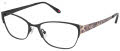 Lulu Guinness L775 Black (BLK) Eyeglasses - Color Image