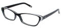 Lulu Guinness L873 Black / White (BLK) Eyeglasses - Color Image