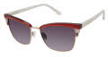 Lulu Guinness L184 Red/Black - RED Sunglasses - Color Image