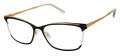 Lulu Guinness L239 Black/White (BLK) Eyeglasses - Color Image