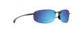Maui Jim Readers Ho'okipa Reader-807 Translucent Smoke Grey / Blue Hawaii Mirror PolarizedPlus2 Lens B807-1125 (+2.50 Power) Sunglasses - Color Image