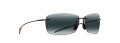 Maui Jim Readers Lighthouse Reader-423 Gloss Black / Neutral Grey PolarizedPlus2 Lens 423-0220 (+2.00 Power) Sunglasses - Color Image
