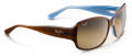 Maui Jim Nalani-295 Tortoise with White & Blue / HCL Bronze PolarizedPlus2 Lens (HS295-03T) Sunglasses - Color Image