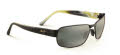 Maui Jim Black Coral-249 Matte Black / Neutral Grey PolarizedPlus2 Lens (249-002) Sunglasses - Color Image