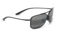 Maui Jim Kaupo Gap-437 Black Gloss / Neutral Grey PolarizedPlus2 Lens (437-02) Sunglasses - Color Image