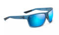 Maui Jim Alenuihaha-839 Blue Black Stripe / Blue Hawaii Mirror PolarizedPlus2 Lens (B839-03S) Sunglasses - Color Image