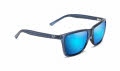 Maui Jim Cruzem-864 Dark Translucent Blue / Blue Hawaii Mirror PolarizedPlus2 Lens (B864-03) Sunglasses - Color Image