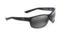 Maui Jim Kaiwi Channel-840 Grey Black Stripe / Neutral Grey PolarizedPlus2 Lens (840-11D) Sunglasses - Color Image