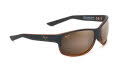 Maui Jim Kaiwi Channel-840 Stripe Dark Brown / HCL Bronze PolarizedPlus2 Lens (H840-25C) Sunglasses - Color Image