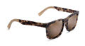 Maui Jim Stone Shack-862 Matte Havana Tortoise with Tan tips / HCL Bronze PolarizedPlus2 Lens (H862-10) Sunglasses - Color Image