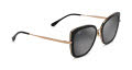 Maui Jim Violet Lake-843 Black with Gold / Neutral Grey PolarizedPlus2 Lens (GS843-02) Sunglasses - Color Image