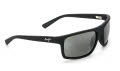 Maui Jim Byron Bay-746 Matte Black Rubber / Neutral Grey PolarizedPlus2 Lens (746-02MR) Sunglasses - Color Image