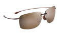 Maui Jim Hema-443 Matte Rootbeer / HCL Bronze PolarizedPlus2 Lens (H443-26M) Sunglasses - Color Image