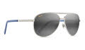 Maui Jim Seacliff-831 Silver / Neutral Grey PolarizedPlus2 Lens (831-17) Sunglasses - Color Image