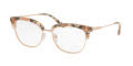 Michael Kors MK3023 Pink Mosaic Tort-Rose Gold (3342) Eyeglasses - Color Image