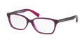 Michael Kors MK4039F - Alternate Fit Transparent Purple (3222) Eyeglasses - Color Image
