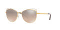 Michael Kors MK1035 Lite Gold / Silver Khaki Flash Lens (12128Z) Sunglasses - Color Image