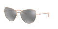 Michael Kors MK1062 Rose Gold / Silver Mirror Lens (11086G) Sunglasses - Color Image