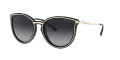 Michael Kors MK1077 Light Gold-Black / Dark Grey Gradient Polarized Lens (1014T3) Sunglasses - Color Image