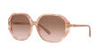 Michael Kors MK2138U Rose Transparent / Brown Pink Gradient Lens (317513) Sunglasses - Color Image