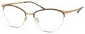 Modo 4418 Smoke / Gold Eyeglasses - Color Image