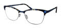 Modo 4515 Blue Tortoise Eyeglasses - Color Image