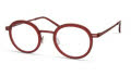 Modo 4543A - Global Fit Dark Red Eyeglasses - Color Image