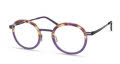 Modo 4543A - Global Fit Purple Tortoise Eyeglasses - Color Image