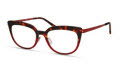 Modo 4547A - Global Fit Burgundy Eyeglasses - Color Image