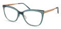 Modo 4566A Green / Pink (Global Fit) Eyeglasses - Color Image