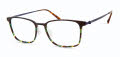 Modo 7023A- Global Fit Matte Green Tortoise Eyeglasses - Color Image