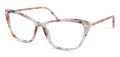 Modo Amber Pink Tortoise Sparkle w/ Covered Temples Eyeglasses - Color Image