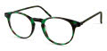 Modo Wythe Green Neon Tortoise w/ Covered Temples Eyeglasses - Color Image