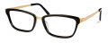 Modo 4500 Black Gold Eyeglasses - Color Image