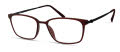 Modo 7009 Matte Burgundy Eyeglasses - Color Image