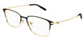 Mont Blanc MB0314OA Black-Gold (002) Eyeglasses - Color Image